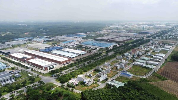 Một góc Khu công nghiệp Việt Nam - Singapore (VSIP) mở rộng ở thị xã Tân Uyên, tỉnh Bình Dương. - Sputnik Việt Nam