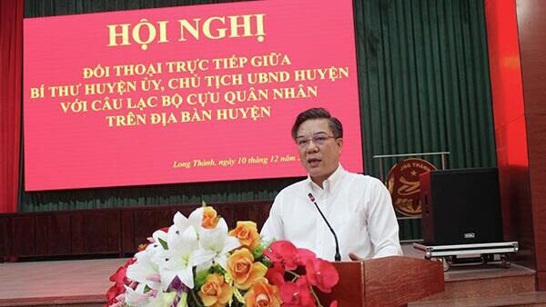 Bí thư Huyện ủy Long Thành Dương Minh Dũng phát biểu tại Hội nghị. - Sputnik Việt Nam