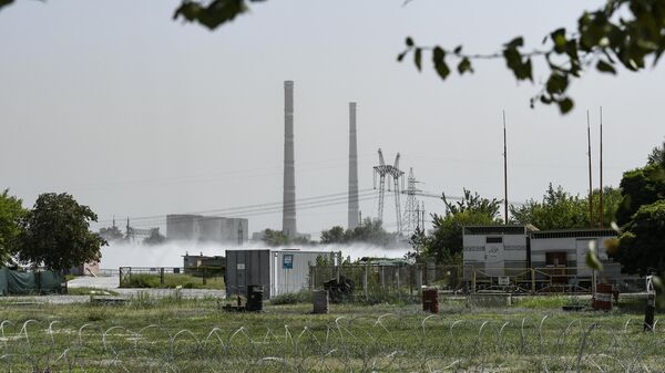 Nhà máy điện hạt nhân Zaporozhye ở Energodar - Sputnik Việt Nam