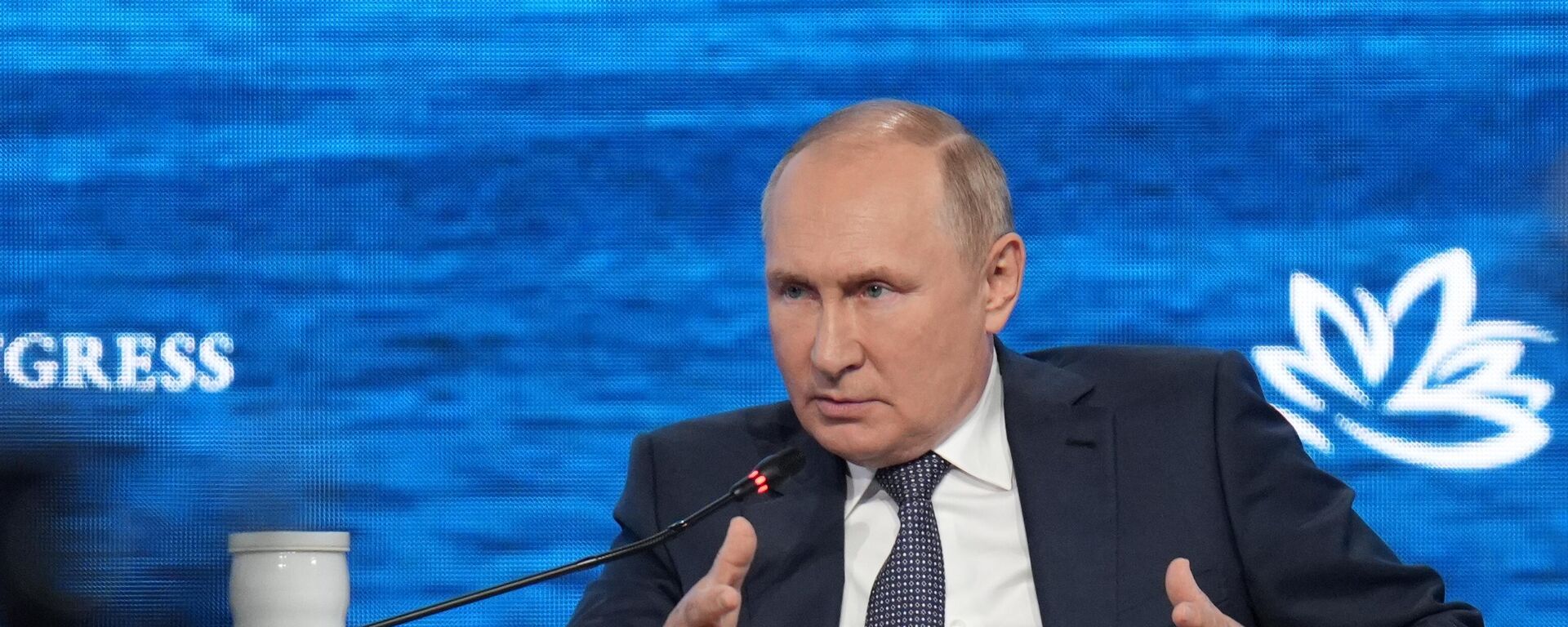 Tổng thống Nga Vladimir Putin tham dự Diễn đàn Kinh tế Phương Đông lần thứ 7 - Sputnik Việt Nam, 1920, 07.09.2022