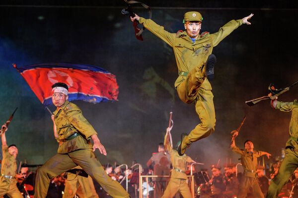 Bắc Triều Tiên kỷ niệm 74 năm lập quốc ở Bình Nhưỡng. - Sputnik Việt Nam