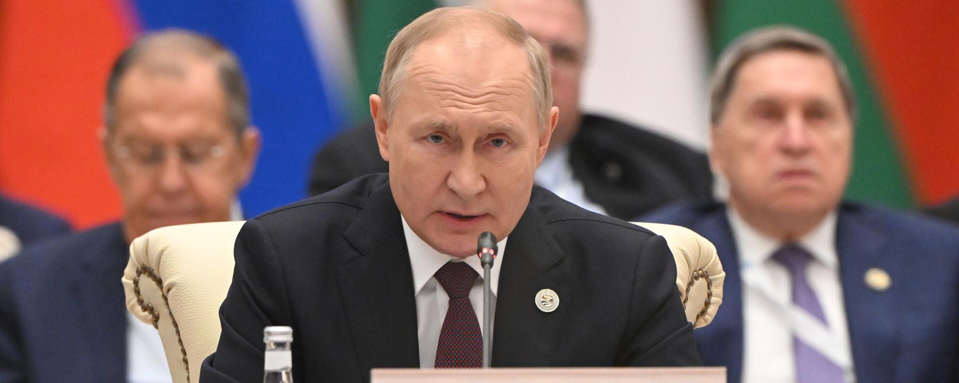 Tổng thống Nga Vladimir Putin tham dự hội nghị thượng đỉnh SCO - Sputnik Việt Nam, 1920, 16.09.2022
