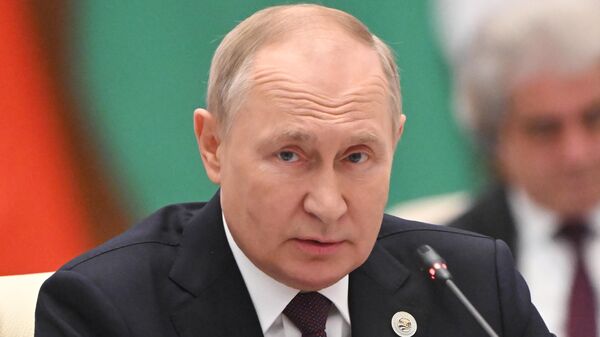 Tổng thống Nga Vladimir Putin tham dự hội nghị thượng đỉnh SCO - Sputnik Việt Nam