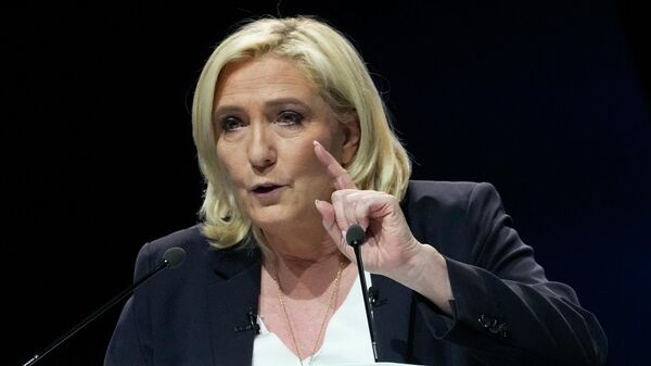 Marine Le Pen, lãnh đạo đảng Rally National cực hữu của Pháp - Sputnik Việt Nam