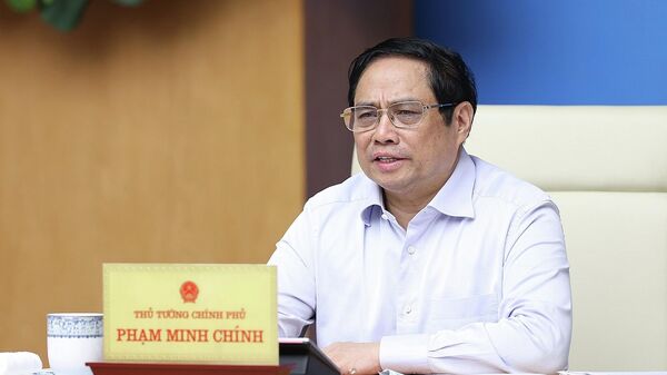 Thủ tướng Phạm Minh Chính chủ trì Hội nghị đẩy mạnh giải ngân vốn đầu tư công - Sputnik Việt Nam