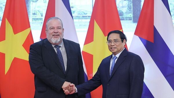 Thủ tướng Phạm Minh Chính hội đàm với Thủ tướng Cuba Manuel Marrero Cruz - Sputnik Việt Nam