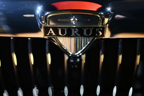 Buổi giới thiệu chiếc xe Aurus Komendant SUV tại Bảo tàng đội xe Mục đích Đặc biệt trong Pavilion 53 tại VDNKh ở Moskva. - Sputnik Việt Nam