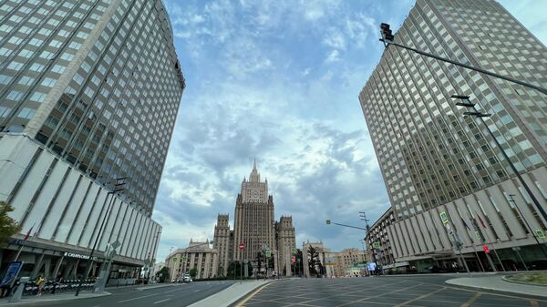Tòa nhà Bộ Ngoại giao Liên bang Nga ở Matxcova. - Sputnik Việt Nam