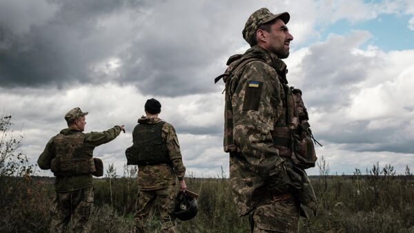 Binh sĩ Ukraina tại các vị trí trong khu vực Kharkov - Sputnik Việt Nam