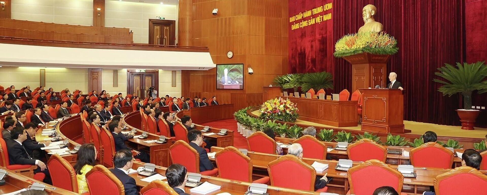 Bế mạc Hội nghị lần thứ sáu Ban Chấp hành Trung ương Đảng Cộng sản Việt Nam khóa XIII  - Sputnik Việt Nam, 1920, 09.10.2022