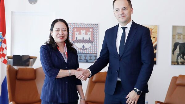 Phó Chủ tịch nước Võ Thị Ánh Xuân bắt đầu chuyến thăm chính thức Croatia - Sputnik Việt Nam