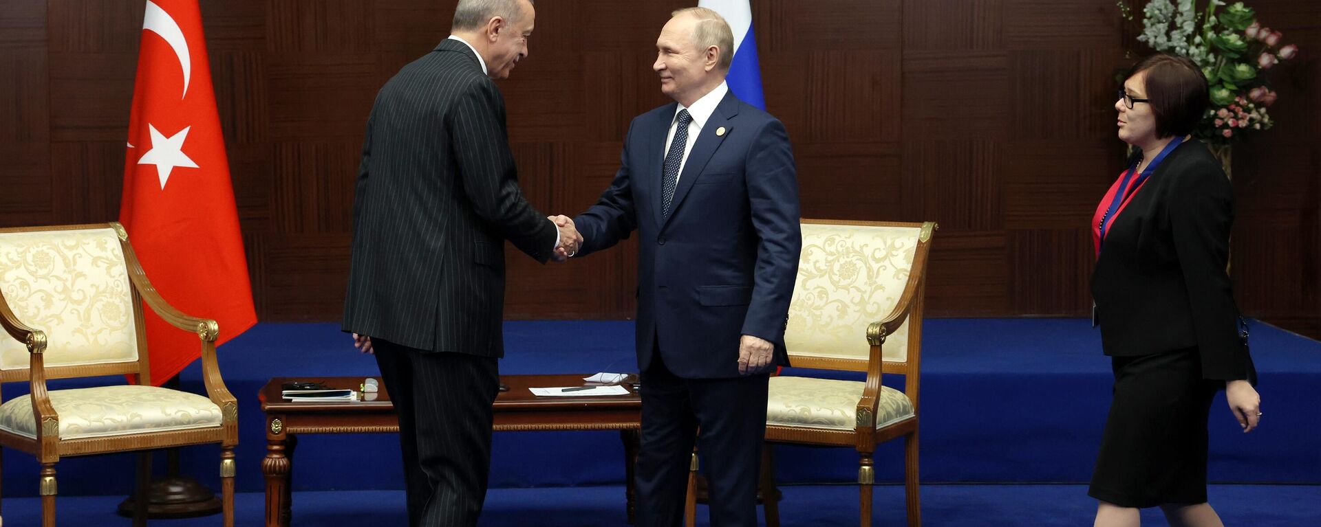 Tổng thống Nga V.Putin gặp Tổng thống Thổ Nhĩ Kỳ R. T. Erdogan - Sputnik Việt Nam, 1920, 13.10.2022