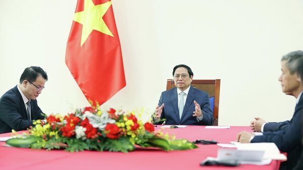 Thủ tướng Phạm Minh Chính điện đàm với Thủ tướng Australia  Anthony Albanese - Sputnik Việt Nam