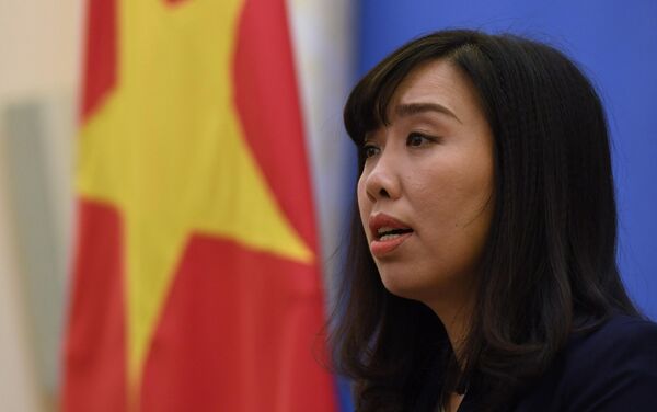 Đại diện chính thức Bộ Ngoại giao Việt Nam Lê Thị Thu Hằng. - Sputnik Việt Nam