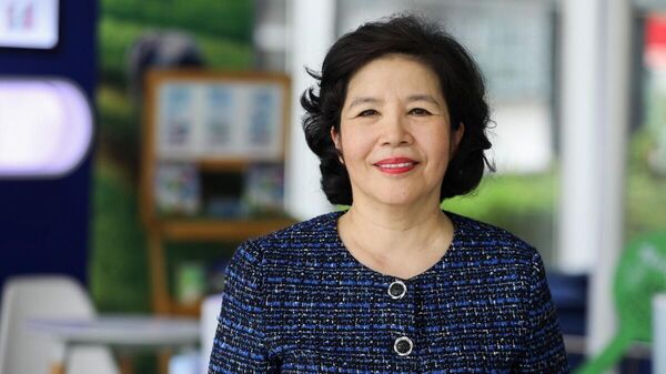 Mai Kiều Liên , nữ doanh nhân Việt Nam và hiện là Tổng Giám đốc Vinamilk - Sputnik Việt Nam