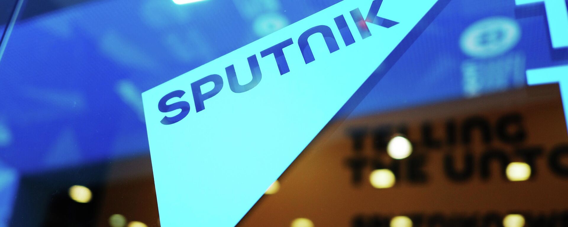 Gian hàng của cơ quan Sputnik tại trung tâm triển lãm và đại hội Expoforum vào trước ngày khai mạc Diễn đàn Kinh tế Quốc tế St.Petersburg. - Sputnik Việt Nam, 1920, 21.10.2022