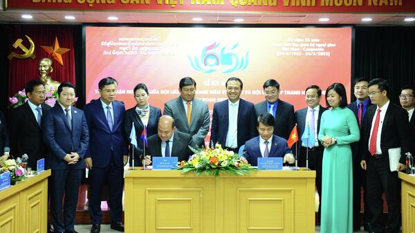 Tăng cường hợp tác giữa thanh niên Việt Nam và Campuchia giai đoạn 2022-2027 - Sputnik Việt Nam