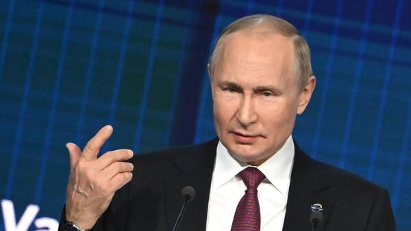 Tổng thống Nga Putin có bài phát biểu tại phiên họp toàn thể của Câu lạc bộ Thảo luận Valdai - Sputnik Việt Nam