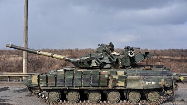 Xe tăng T-64 ở vùng Kherson - Sputnik Việt Nam