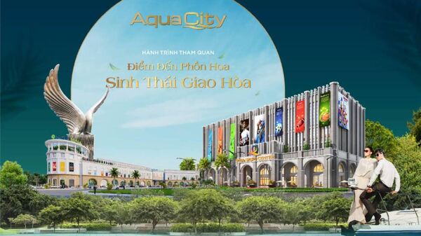 Poster quảng cáo dự án Aqua City của NovaLand - Sputnik Việt Nam