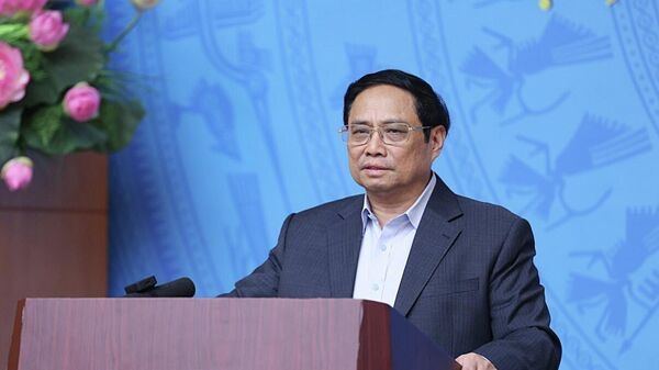 Thủ tướng Phạm Minh Chính chủ trì Phiên họp lần thứ 18 Ban Chỉ đạo COVID-19 - Sputnik Việt Nam