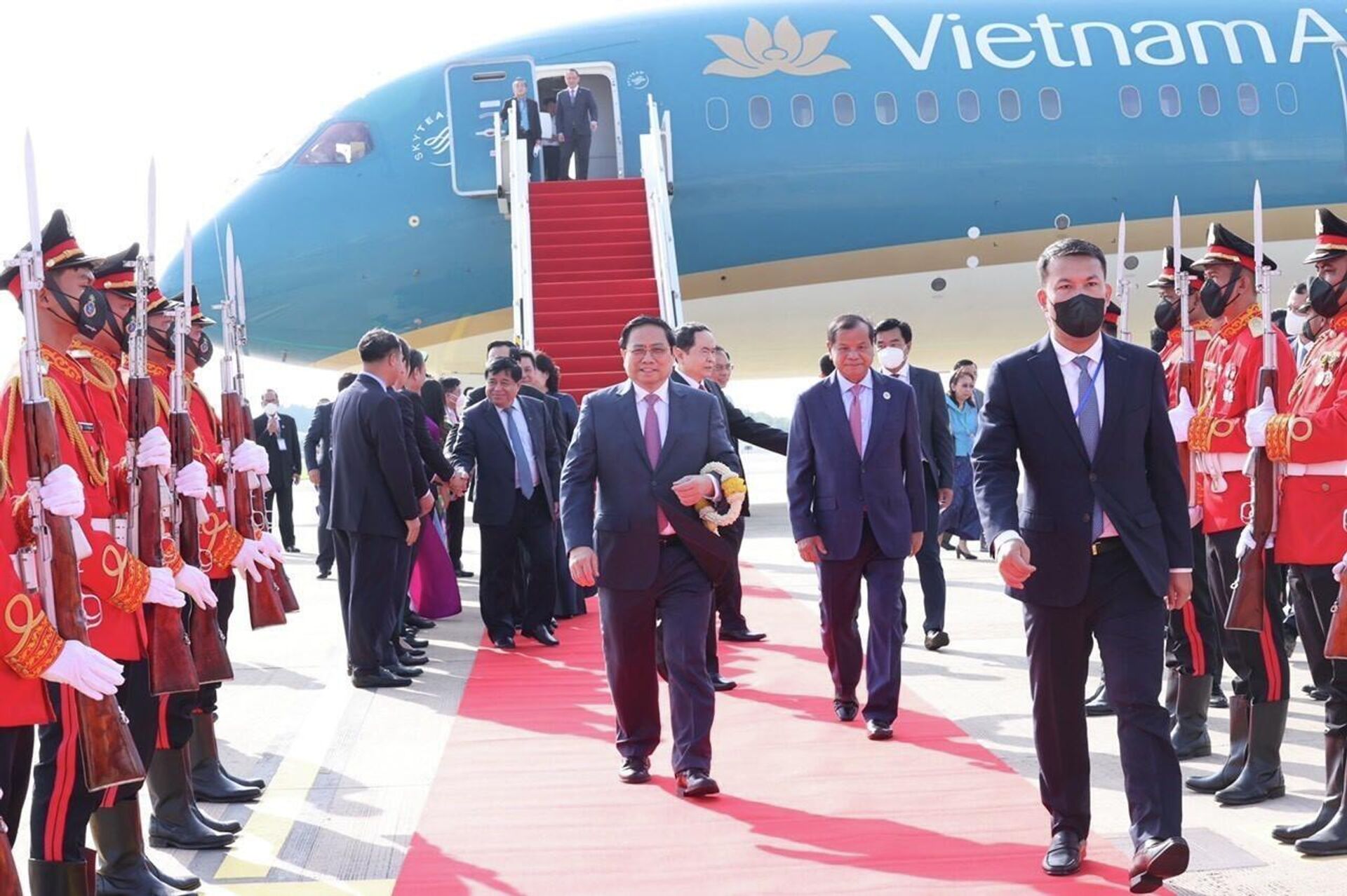 Thủ tướng Phạm Minh Chính bắt đầu chuyến thăm chính thức Campuchia - Sputnik Việt Nam, 1920, 08.11.2022