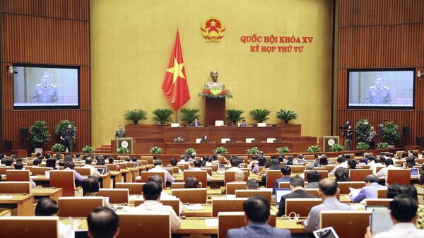 Quốc hội thảo luận về công tác phòng, chống tội phạm và thi hành án năm 2022 - Sputnik Việt Nam