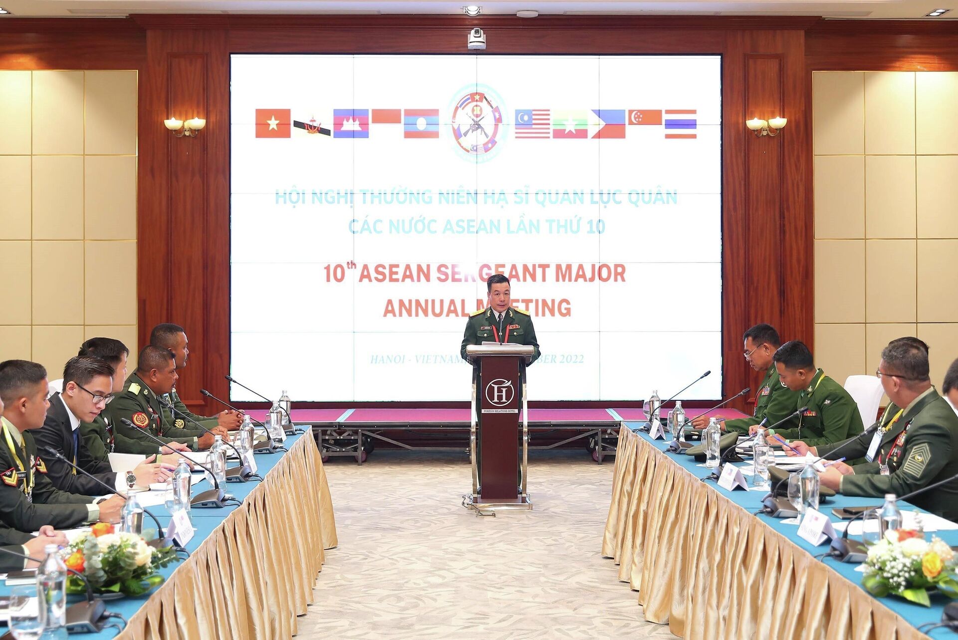 Hội nghị Hạ sĩ quan Lục quân các nước ASEAN lần thứ 10 (ASMAM - 10) diễn ra sáng 9/11/2022 tại Hà Nội  - Sputnik Việt Nam, 1920, 09.11.2022