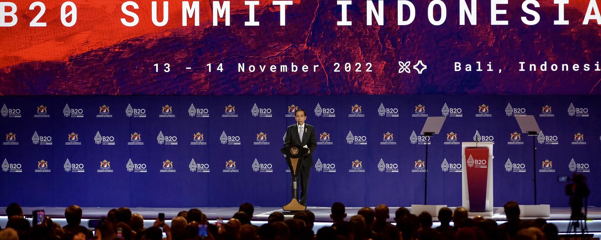 Tổng thống Indonesia tại lễ khai mạc hội nghị thượng đỉnh G20  - Sputnik Việt Nam, 1920, 15.11.2022