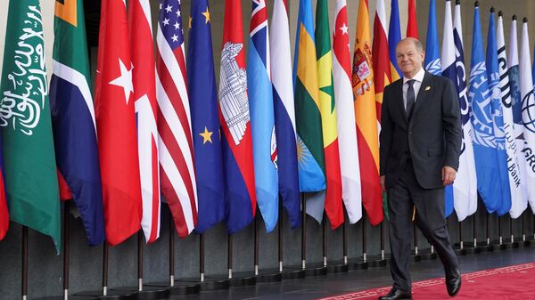 Thủ tướng Đức Olaf Scholz tại Hội nghị thượng đỉnh G20 ở Indonesia - Sputnik Việt Nam
