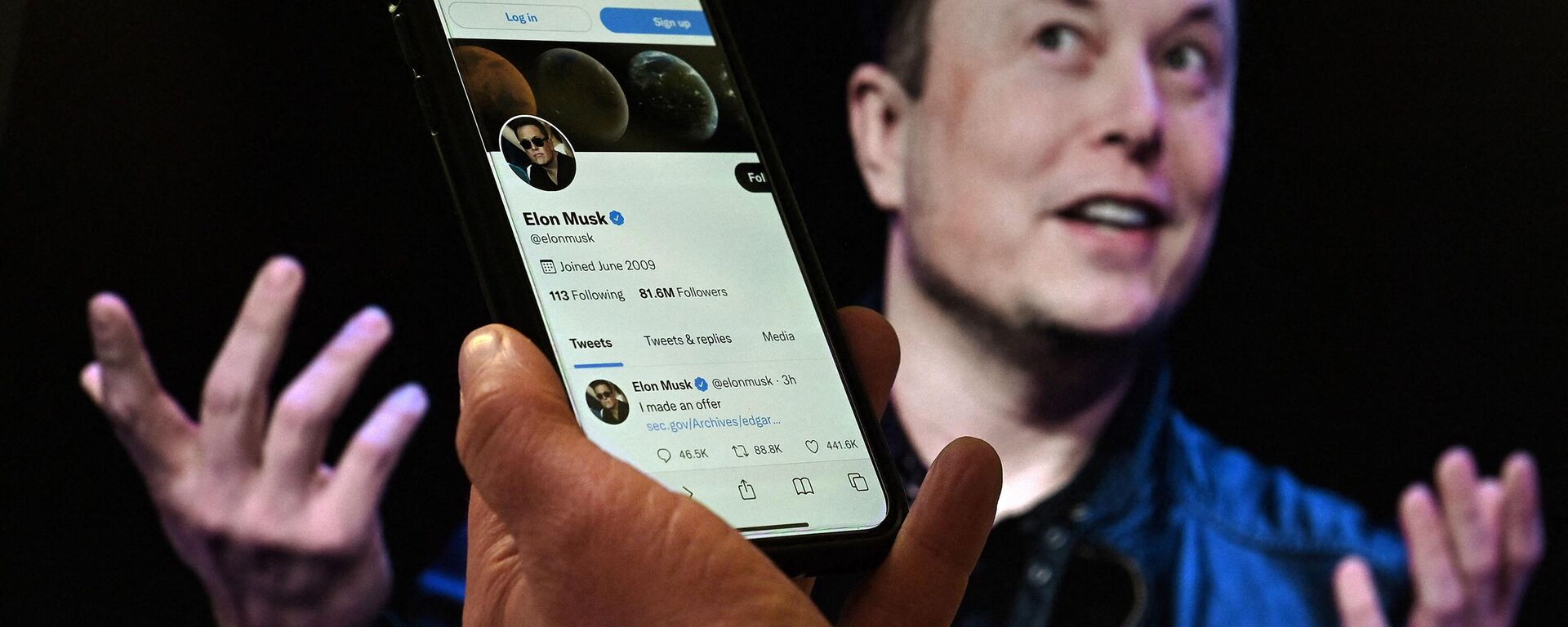 Tài khoản Twitter của Elon Musk - Sputnik Việt Nam, 1920, 14.12.2022