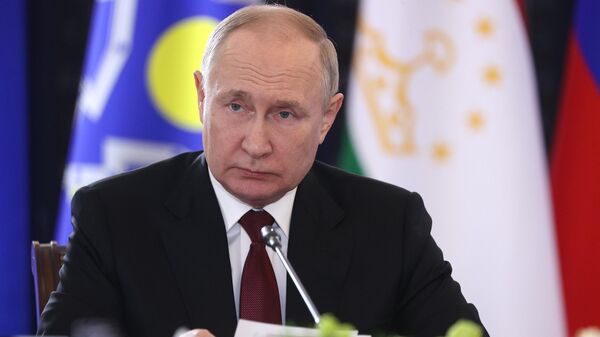 Tổng thống Nga V.Putin tham gia phiên họp của Hội đồng An ninh Tập thể CSTO - Sputnik Việt Nam