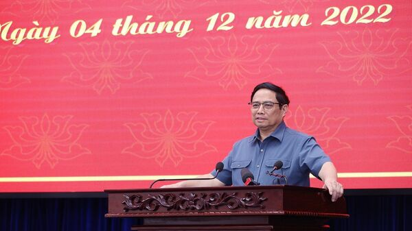 Thủ tướng Phạm Minh Chính làm việc với Ban Thường vụ Tỉnh uỷ Bạc Liêu
 - Sputnik Việt Nam