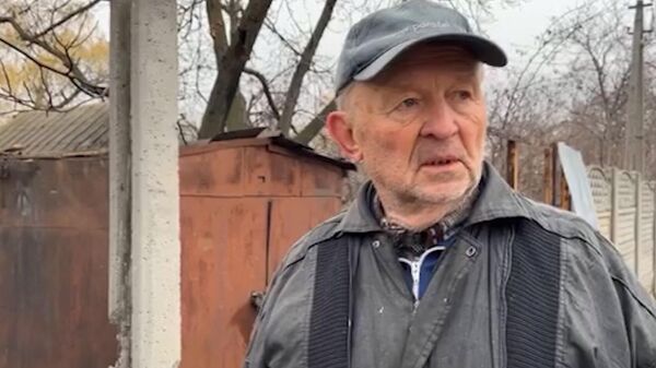 Cụ già Donetsk nói về hậu quả Ukraina pháo kích vào khu vực tư nhân - Sputnik Việt Nam