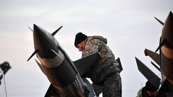 Trận bắn của các đơn vị tên lửa phòng không của Không quân và Lực lượng Mặt đất của Lực lượng Vũ trang Ukraina - Sputnik Việt Nam