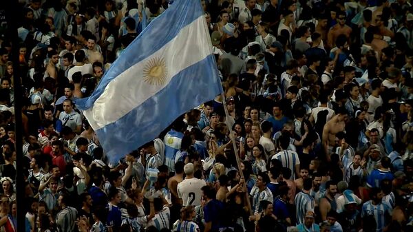 Cách Argentina ăn mừng chiến thắng tại World Cup 2022 - Sputnik Việt Nam