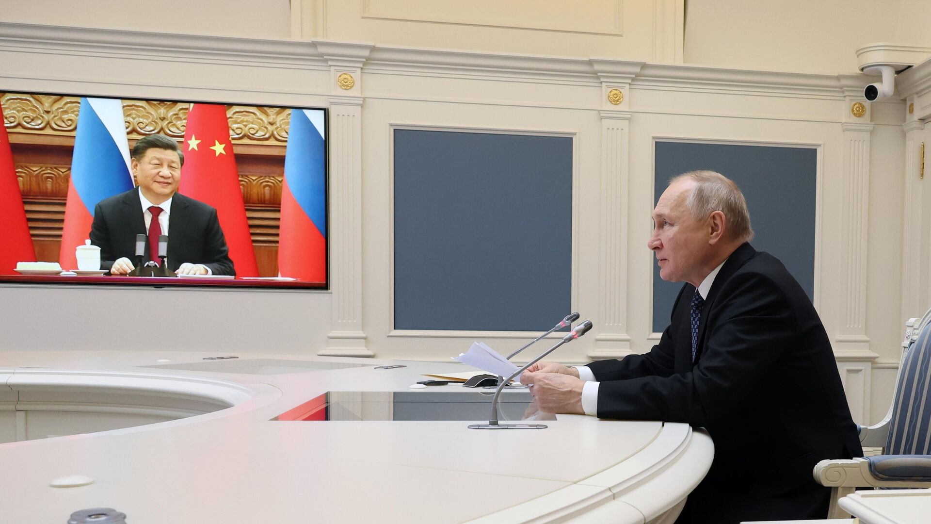 Tổng thống Nga Vladimir Putin hội đàm với Chủ tịch Trung Quốc Tập Cận Bình - Sputnik Việt Nam, 1920, 30.12.2022