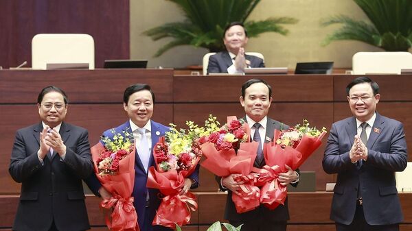 Ông Trần Hồng Hà và ông Trần Lưu Quang được bầu làm Phó Thủ tướng Chính phủ - Sputnik Việt Nam