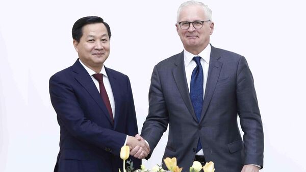 Phó Thủ tướng Lê Minh Khái tiếp Hiệp hội Công nghiệp bán dẫn Hoa Kỳ - Sputnik Việt Nam