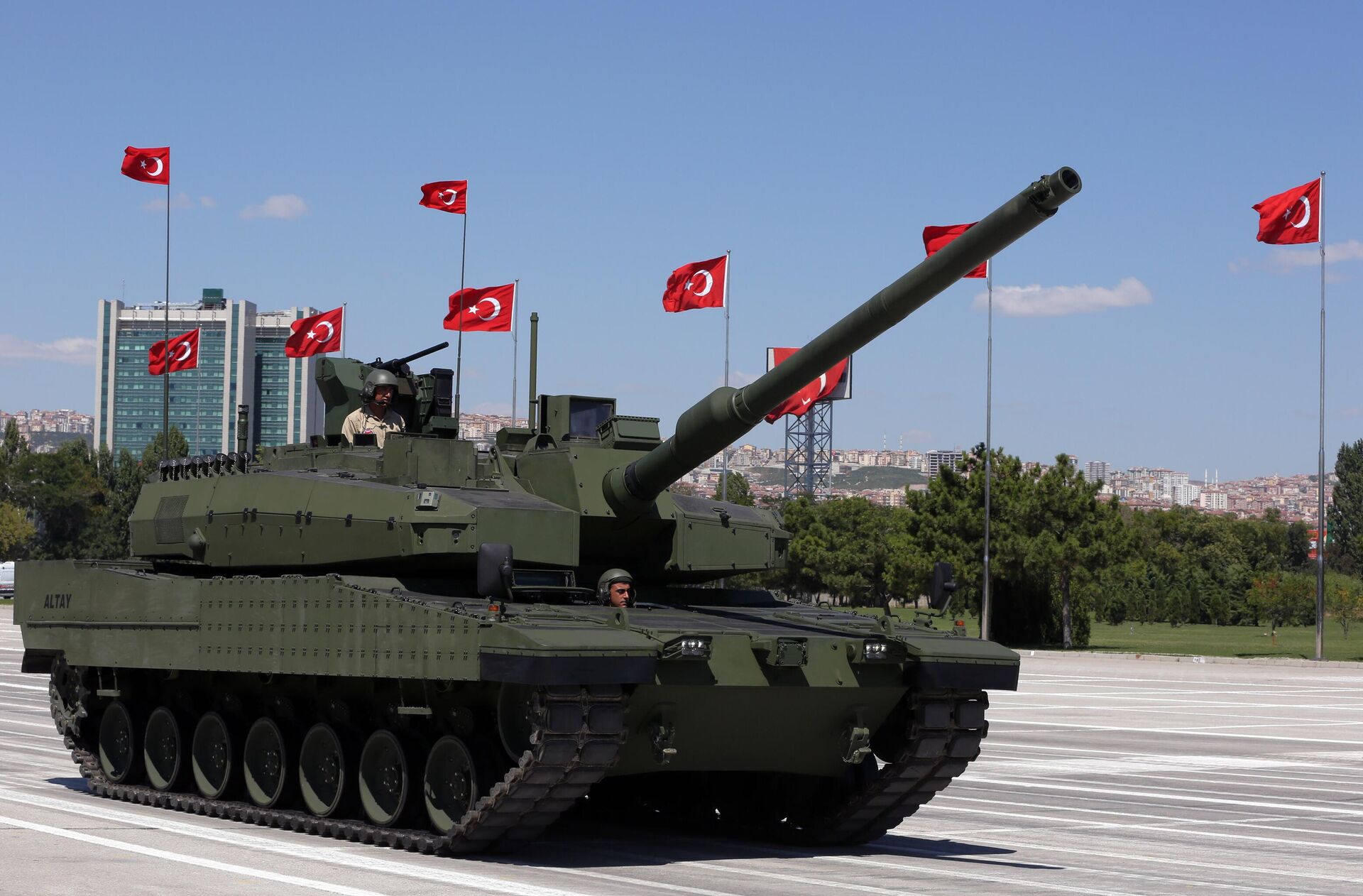 Xe tăng quân sự Altay đầu tiên của Thổ Nhĩ Kỳ trong cuộc duyệt binh ở Ankara, Thổ Nhĩ Kỳ - Sputnik Việt Nam, 1920, 14.11.2023