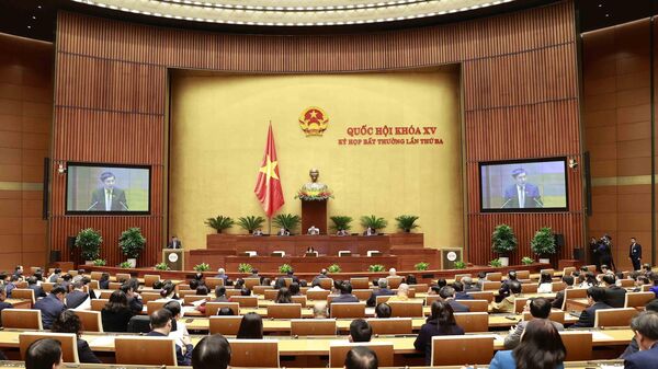 Quốc hội họp bất thường lần thứ ba để xem xét nội dung về công tác nhân sự  - Sputnik Việt Nam