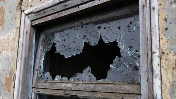 Hậu quả của vụ pháo kích ở khu vực Donetsk - Sputnik Việt Nam