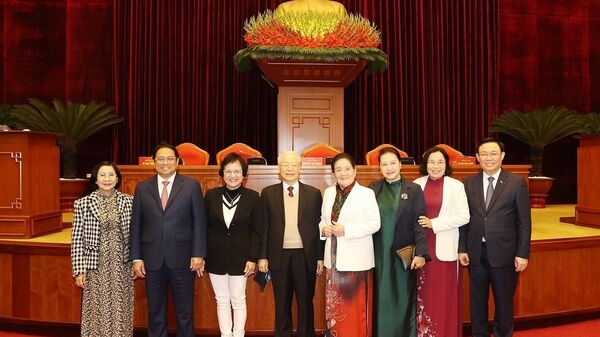 Tổng Bí thư Nguyễn Phú Trọng chủ trì Hội nghị gặp mặt các đồng chí nguyên lãnh đạo cấp cao của Đảng, Nhà nước - Sputnik Việt Nam