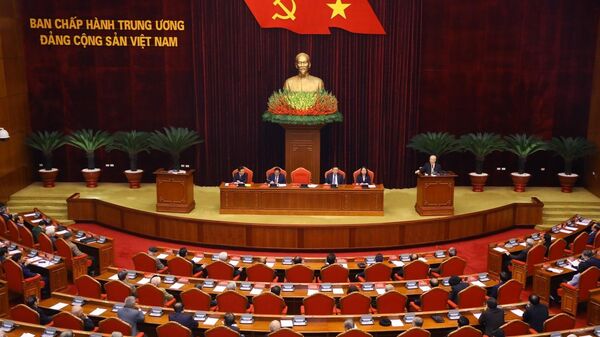 Hội nghị gặp mặt các đồng chí nguyên lãnh đạo cấp cao của Đảng, Nhà nước - Sputnik Việt Nam