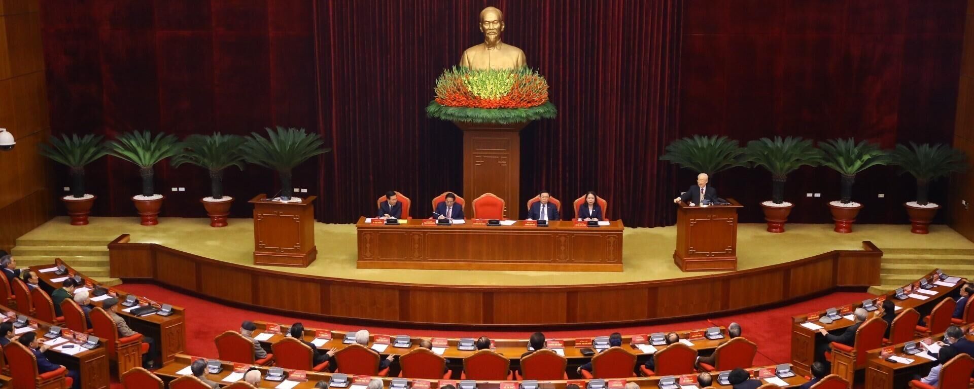 Hội nghị gặp mặt các đồng chí nguyên lãnh đạo cấp cao của Đảng, Nhà nước - Sputnik Việt Nam, 1920, 07.03.2023