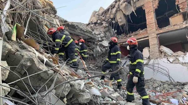 Đoàn công tác cứu nạn quốc tế của Bộ Công an Việt Nam bắt đầu triển khai công tác cứu hộ tại thành phố Adiyaman,Thổ Nhĩ Kỳ - Sputnik Việt Nam