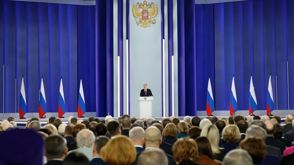 Bài phát biểu của Tổng thống Liên bang Nga Vladimir Putin trước Quốc hội Liên bang - Sputnik Việt Nam