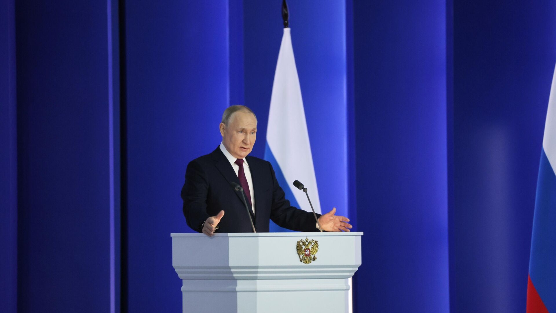 Bài phát biểu của Tổng thống Liên bang Nga Vladimir Putin trước Quốc hội Liên bang - Sputnik Việt Nam, 1920, 21.02.2023