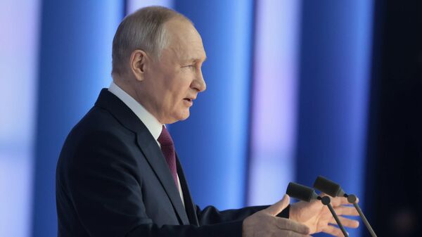 Bài phát biểu của Tổng thống Liên bang Nga Vladimir Putin trước Quốc hội Liên bang - Sputnik Việt Nam