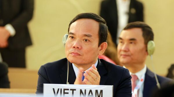 Phó Thủ tướng Trần Lưu Quang dự Phiên họp cấp cao khoá 52 Hội đồng Nhân quyền Liên Hợp Quốc (LHQ) tại Geneva, Thụy Sĩ. - Sputnik Việt Nam